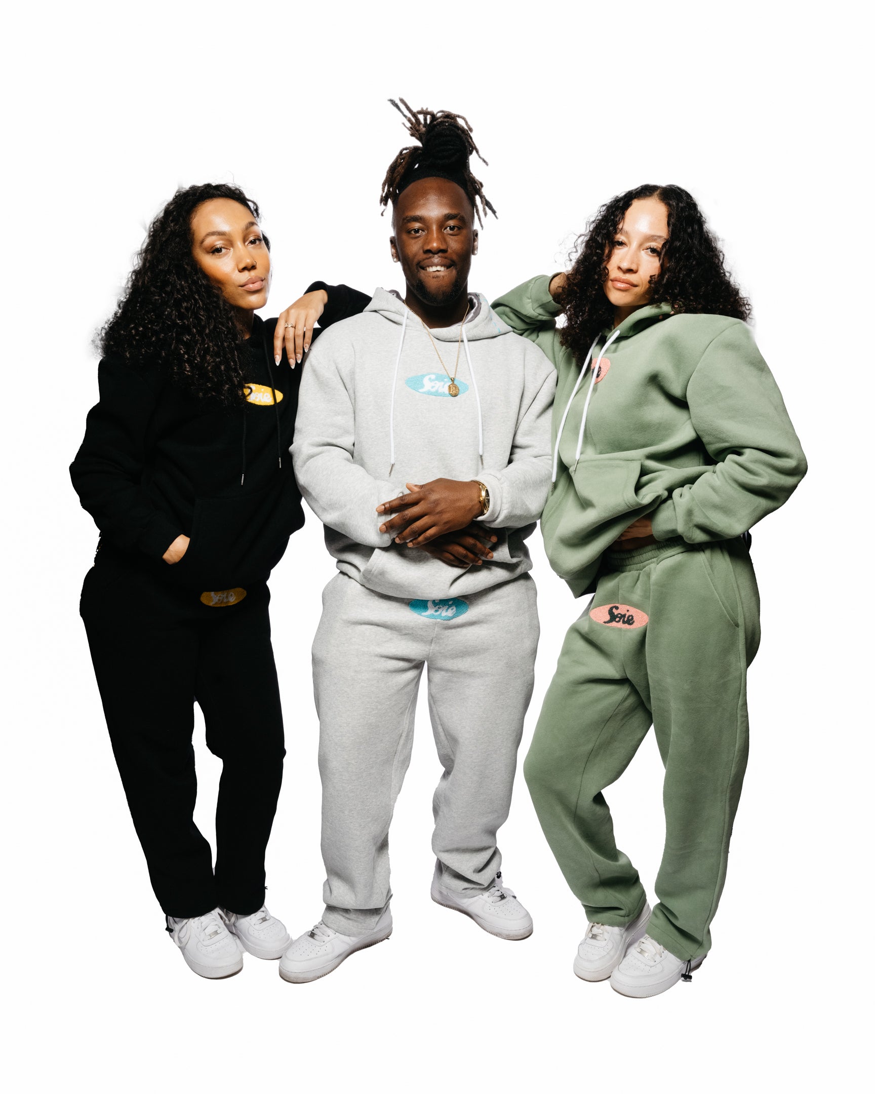 Chenille Satin-Lined Sweatsuits