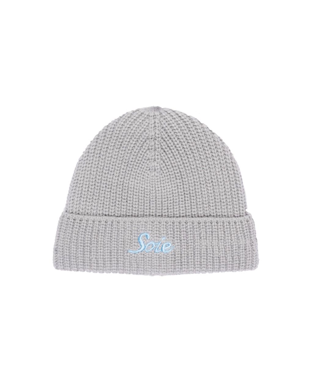 Grey Satin-Lined Beanie