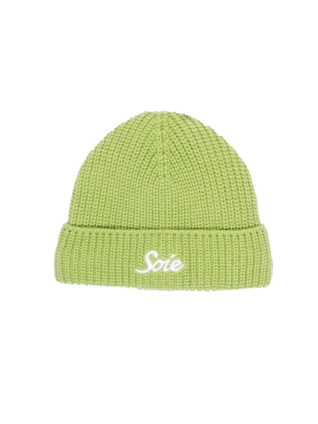 Green Satin Lined Beanie