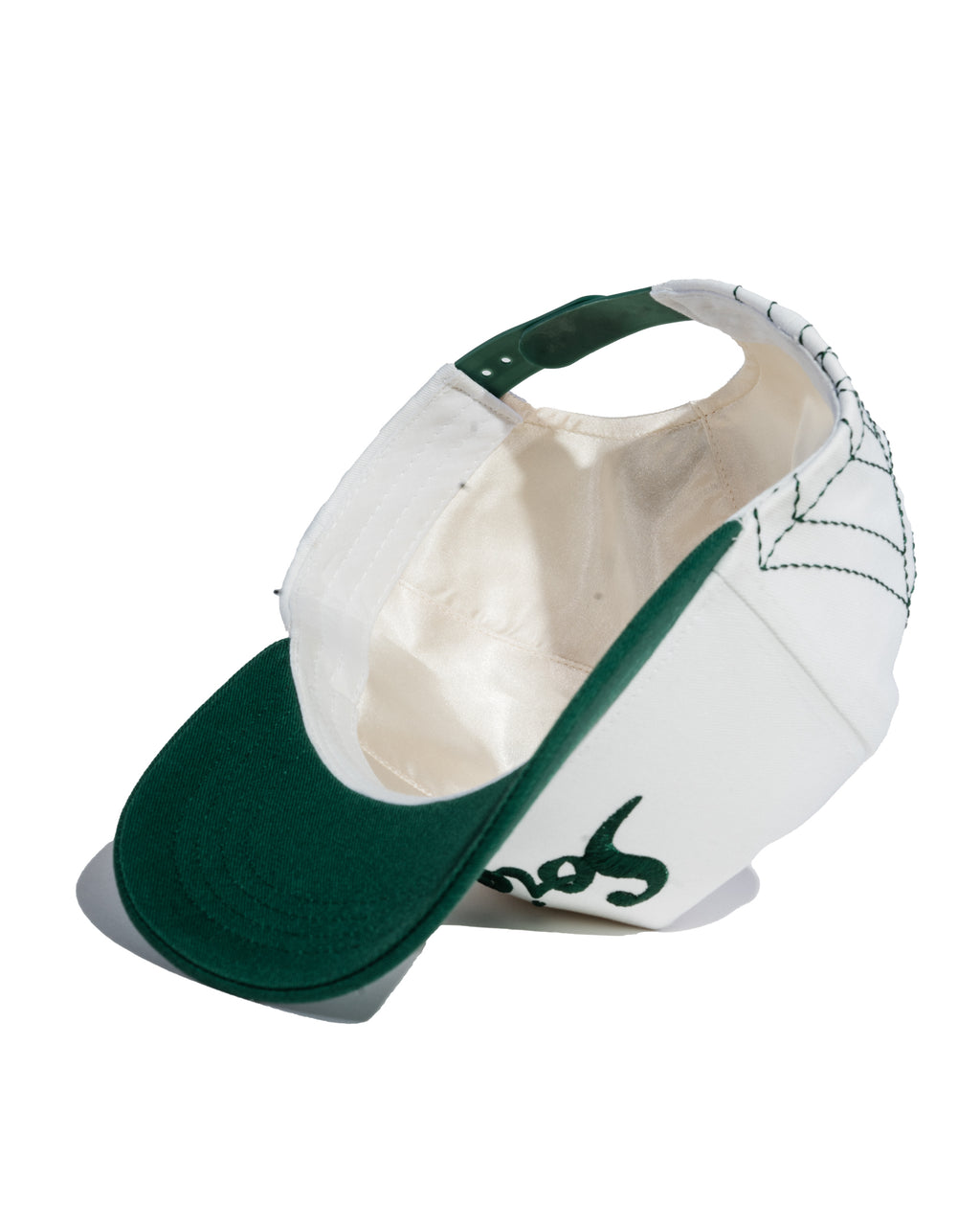 Green Satin-Lined Snapback