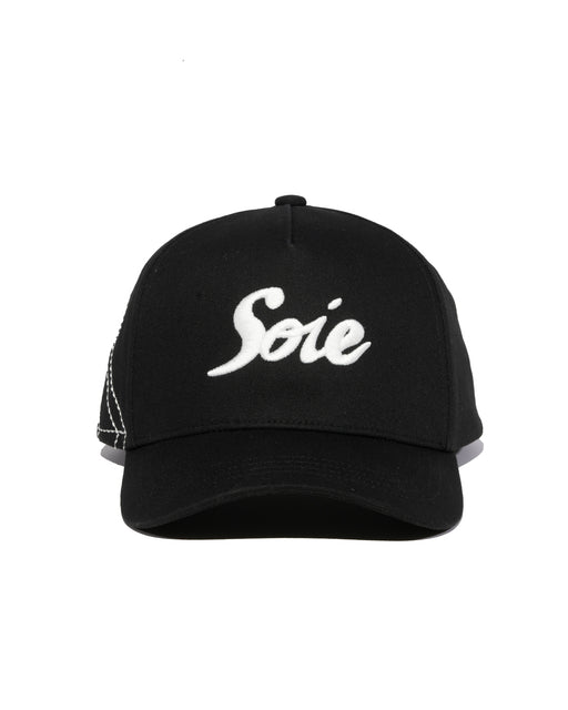 Black Satin-Lined Snapback