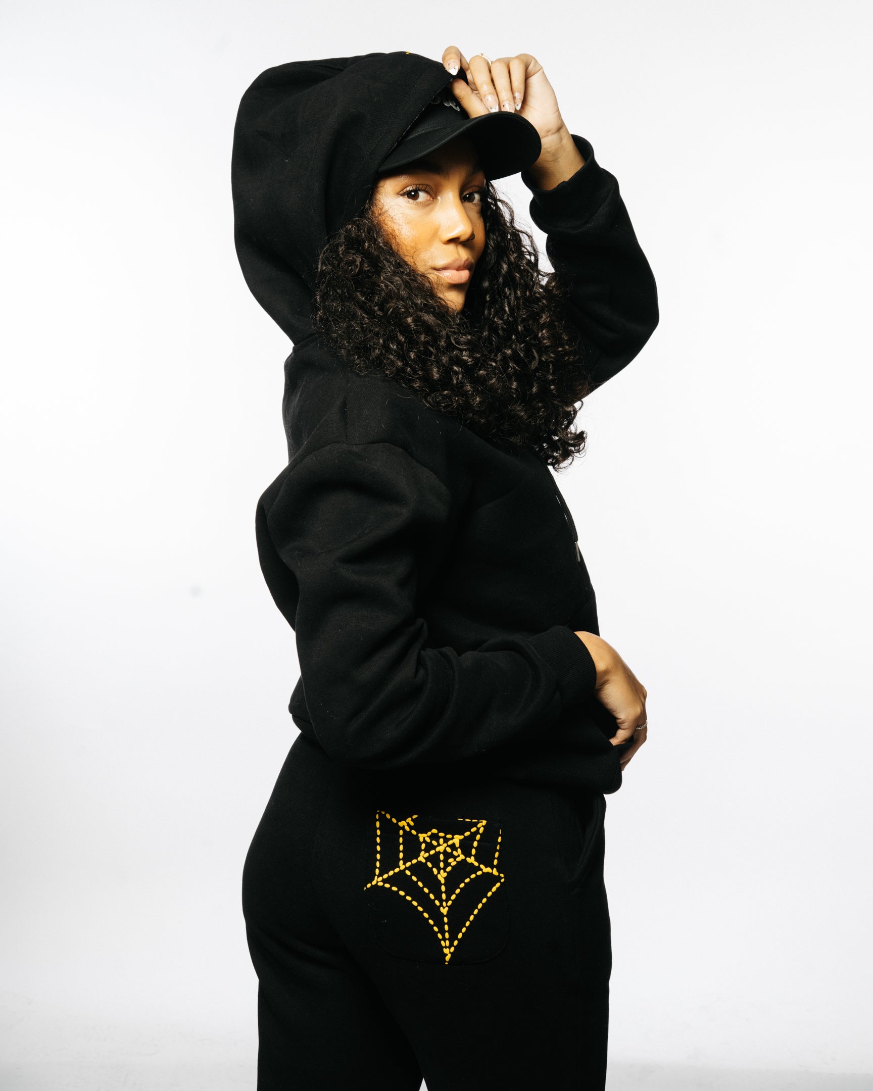 Black Chenille Sweats