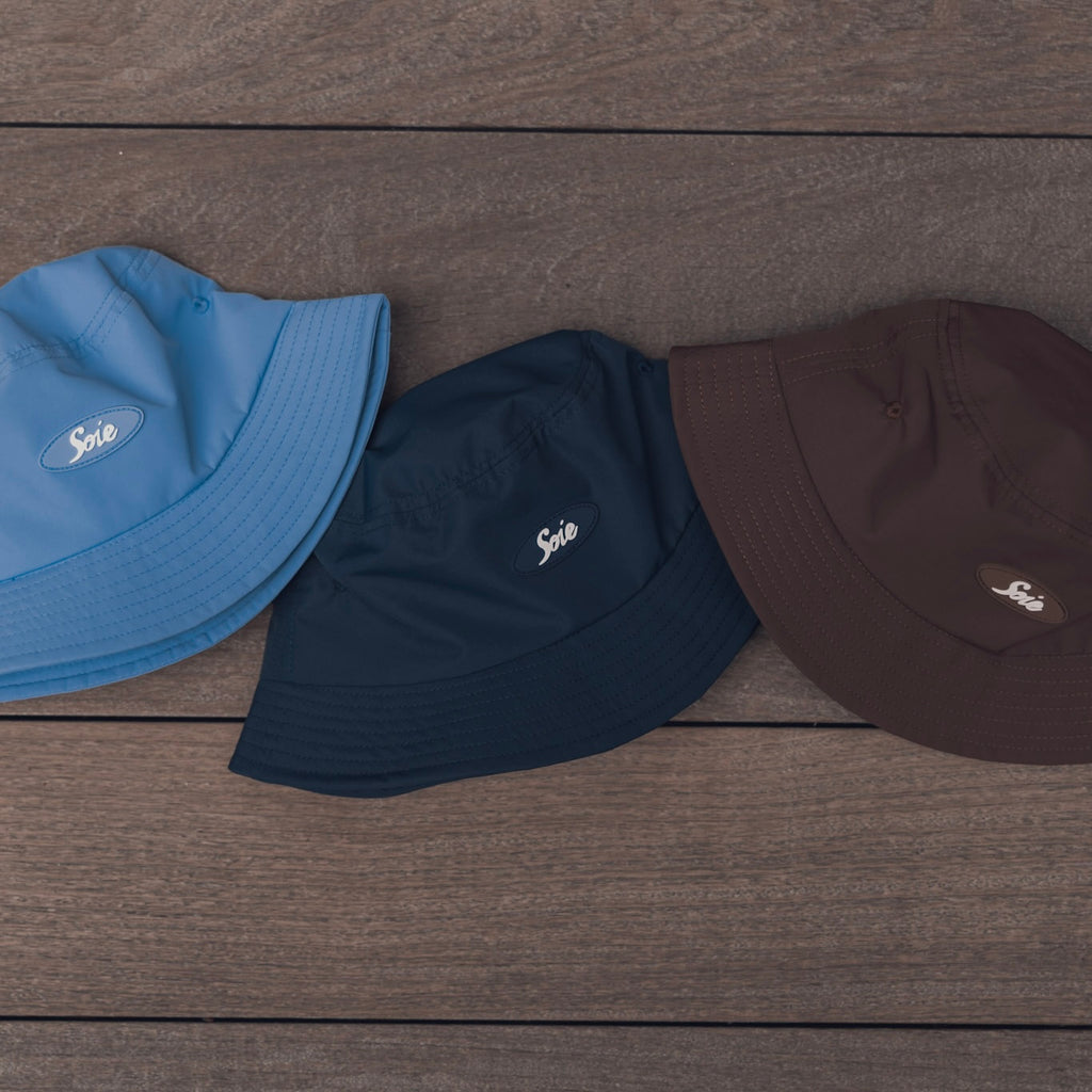 Waterproof Satin-Lined Bucket Hat -  Spring Drop