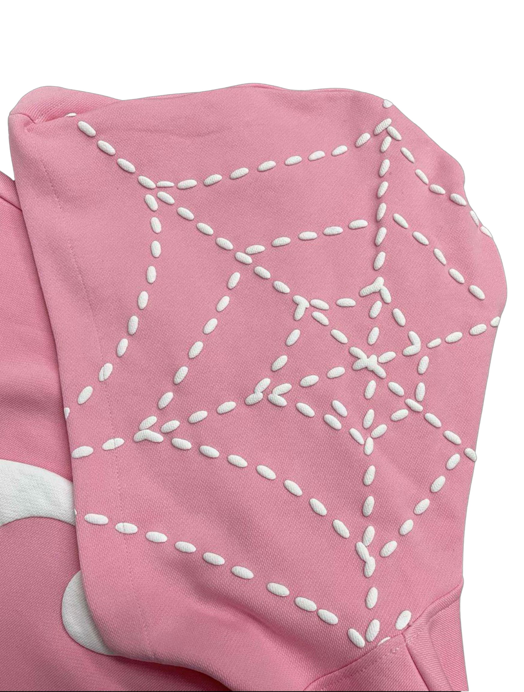 Pink Satin-Lined Hoodie